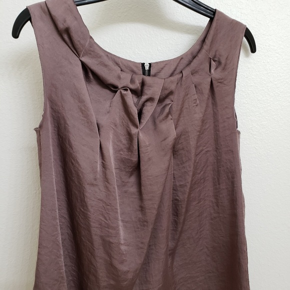 LOFT Tops - LOFT Silky Eggplant Tank in Extra Small
